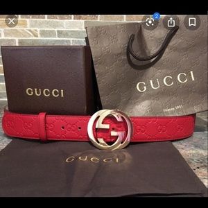 Gucci Belt GG interlock